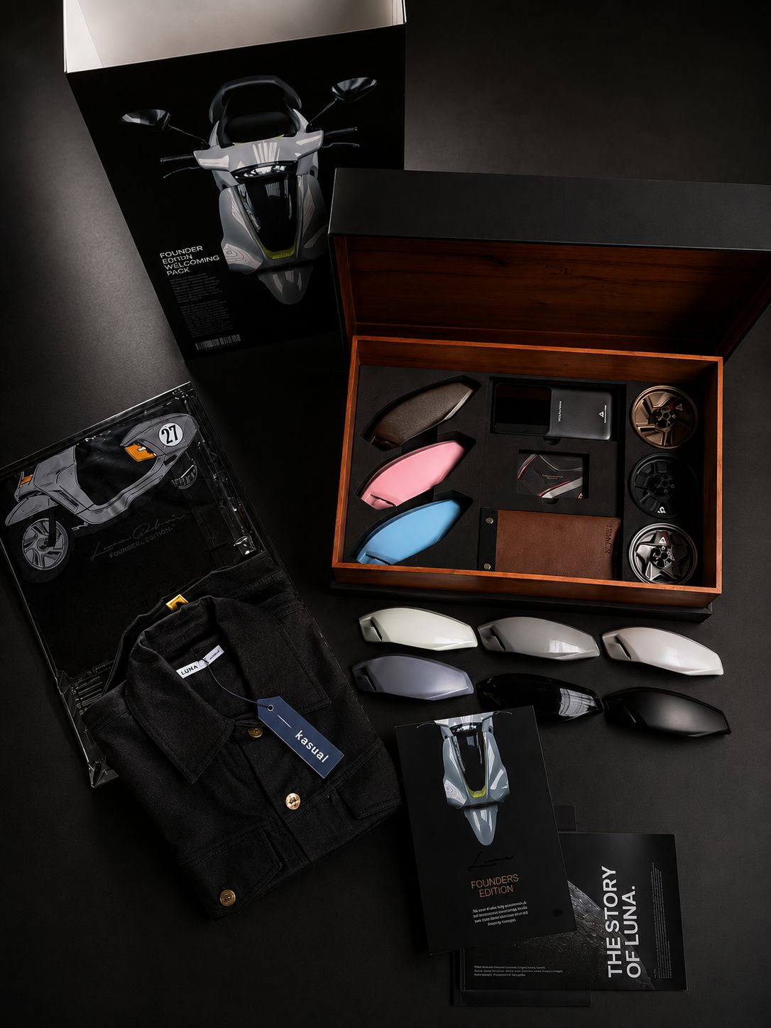 Luna Founders welcoming pack